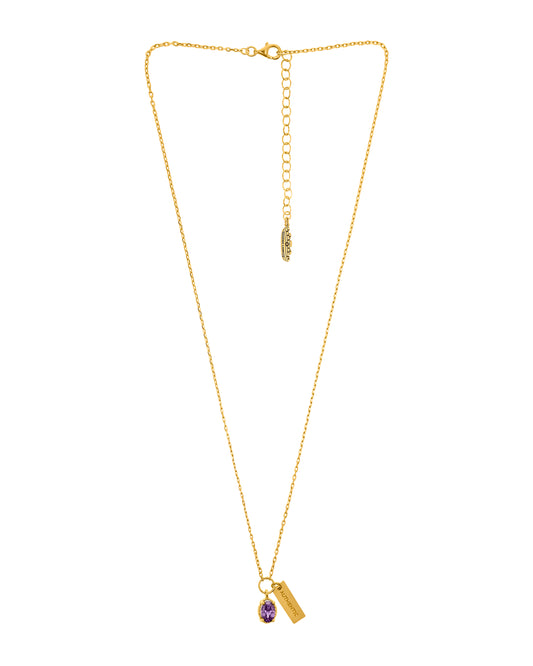 Colar com Quartzo Oval Bunga