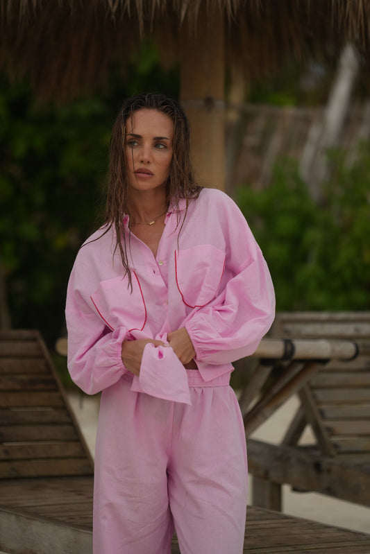 Camisa de manga globo Teman