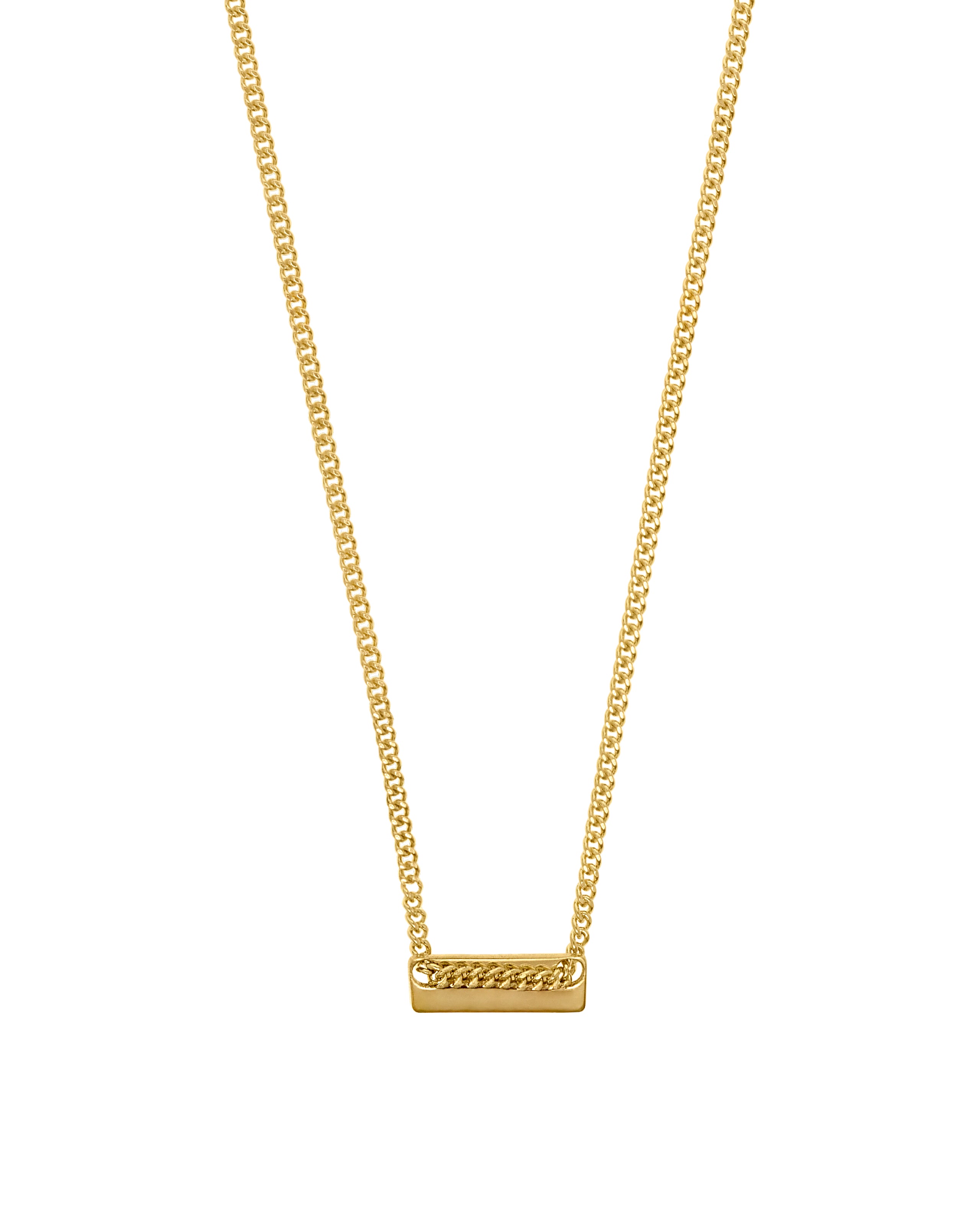 Necklace with Gili Rectangular Piece