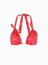 Triangle top with bow.