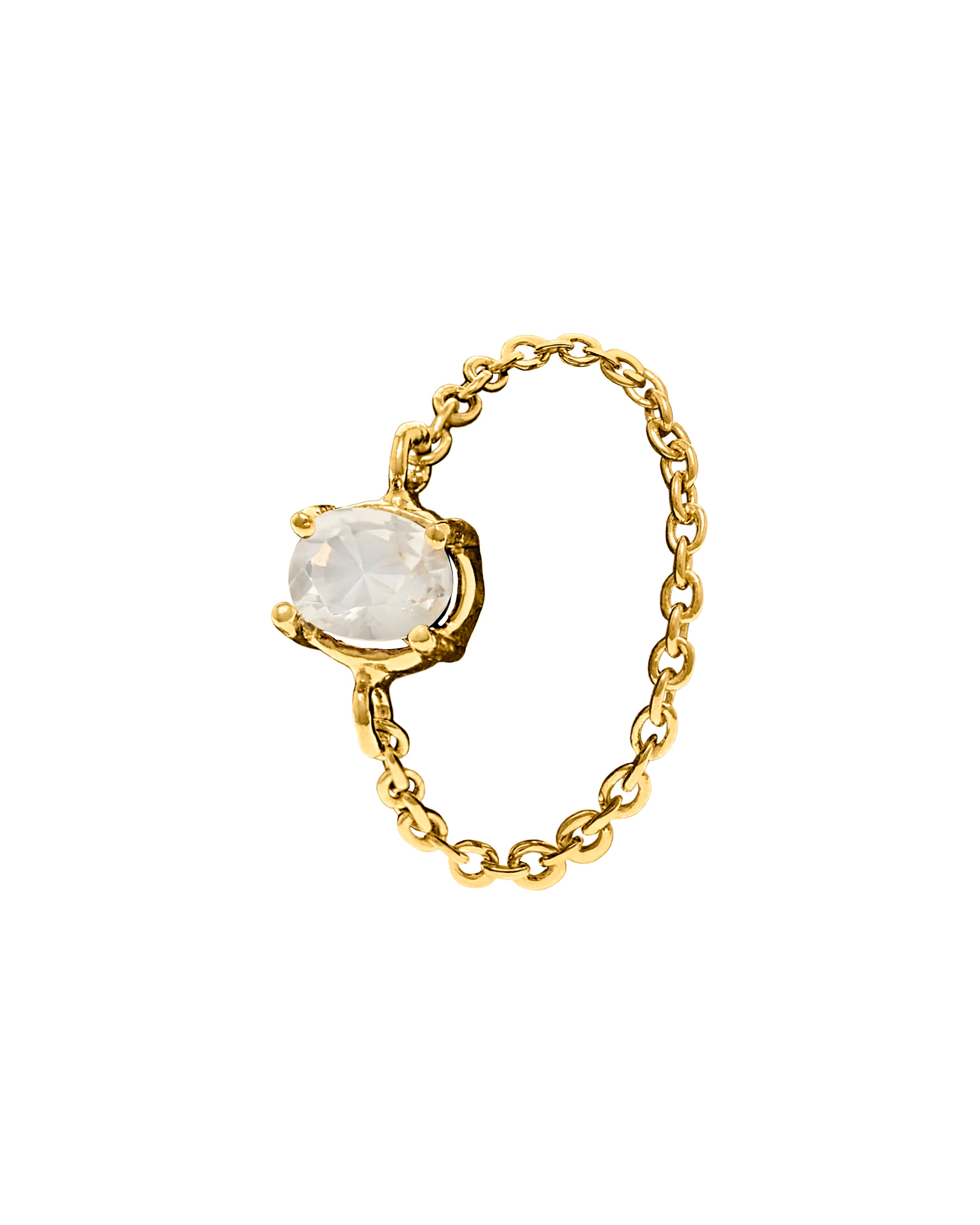 ANEL COM QUARTZO OVAL SEMANGKA