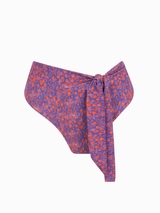 BOTTOM HIGH STRAP WITH CUTOUT AND BOW SANDIA