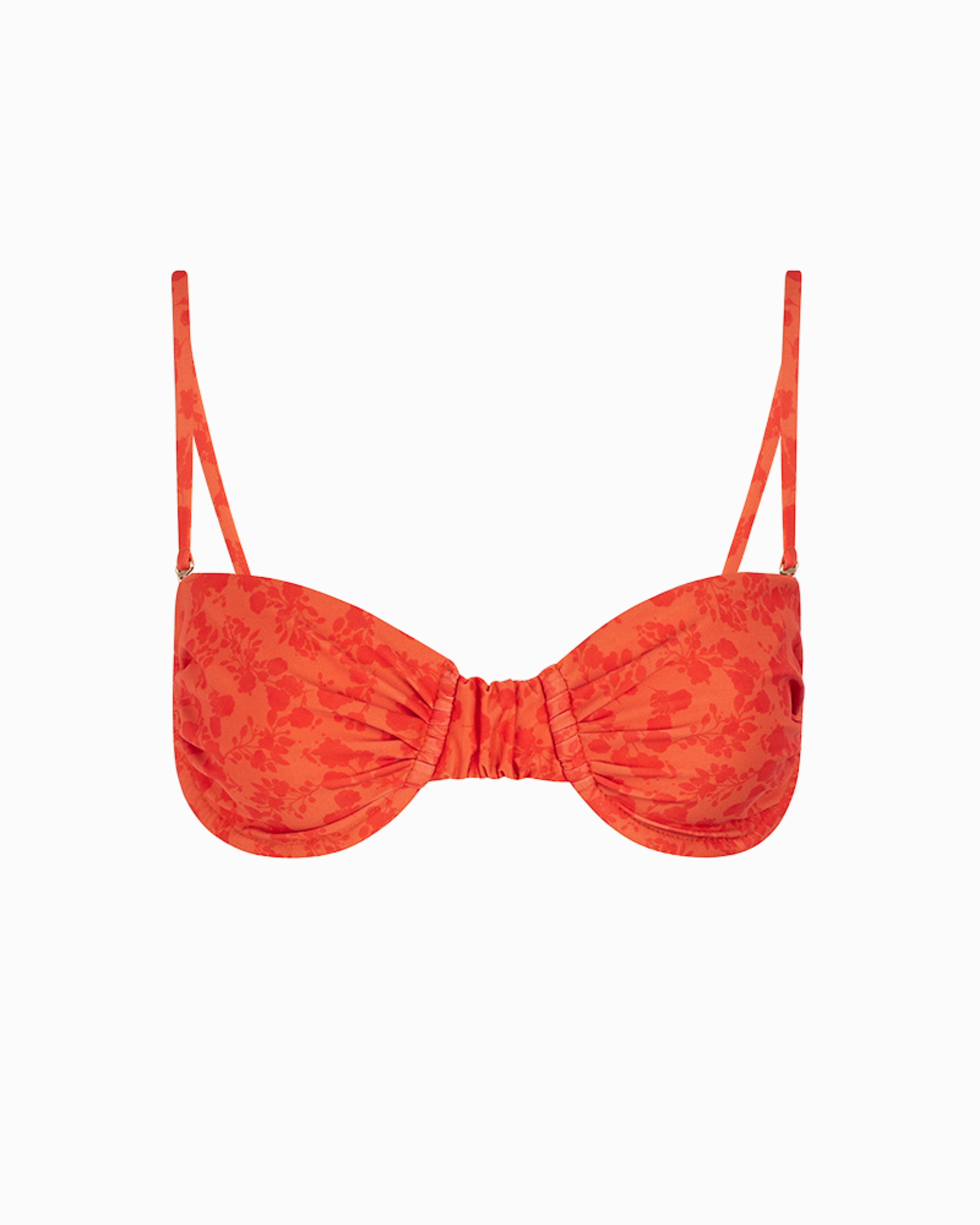 Top Balconette Franzido Oranye