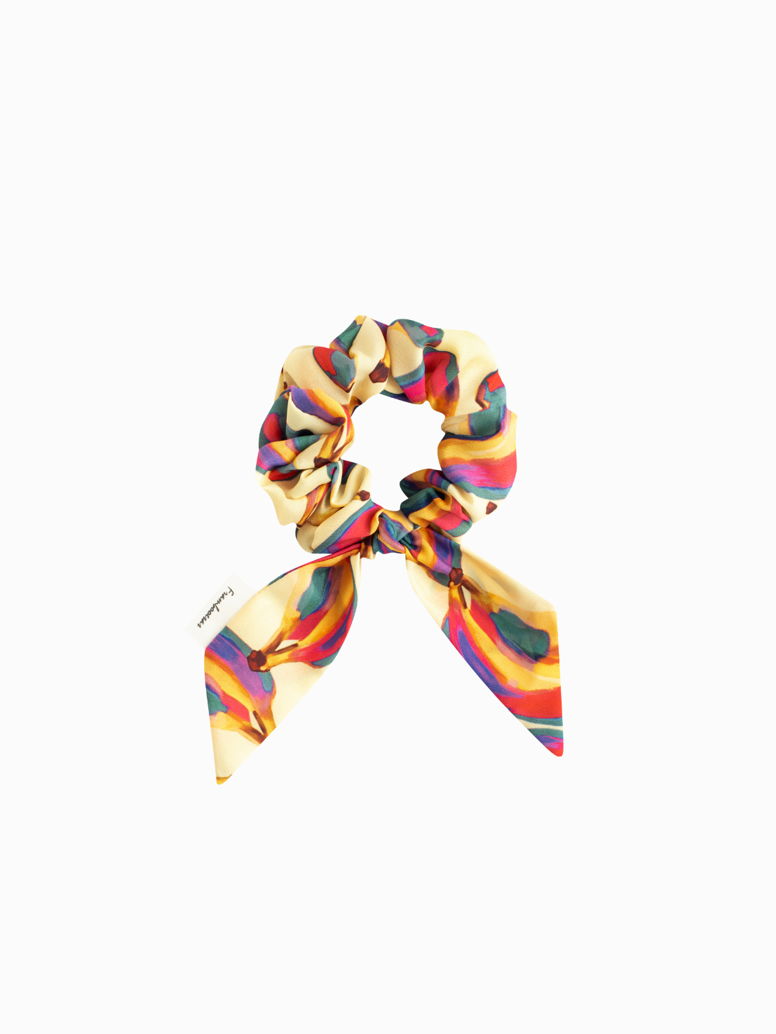 SCRUNCHIE CON LAZO PLÁTANO