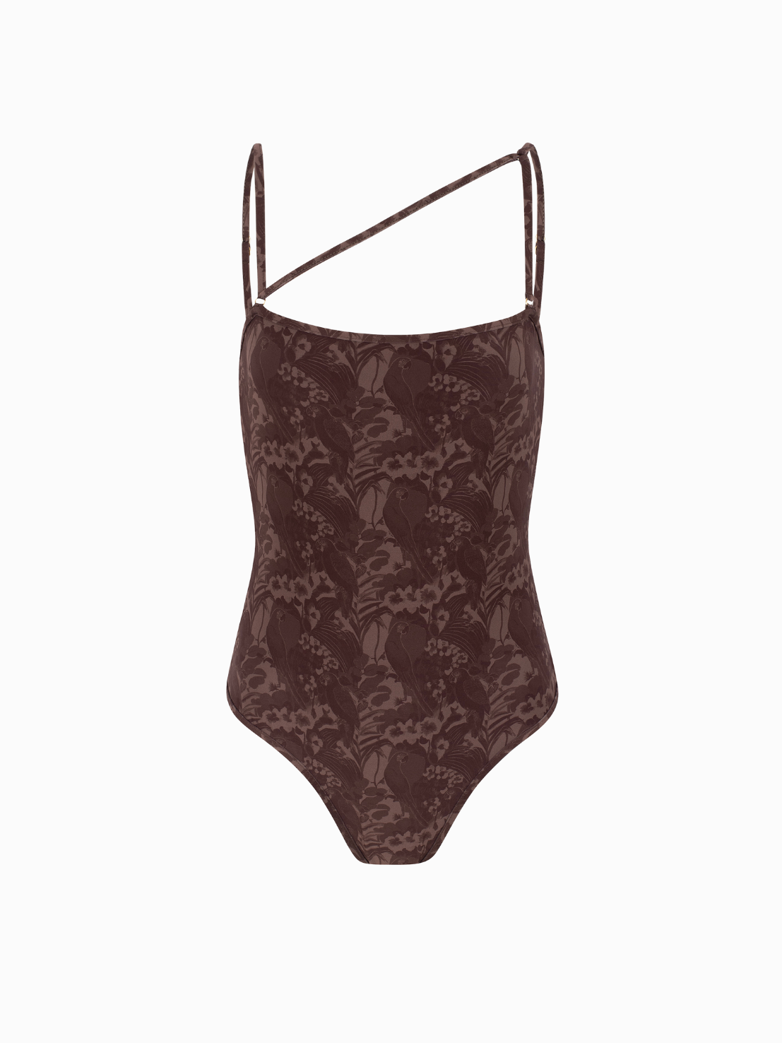 Swimsuit Com Alças Assimétricas E Clorete Corozo