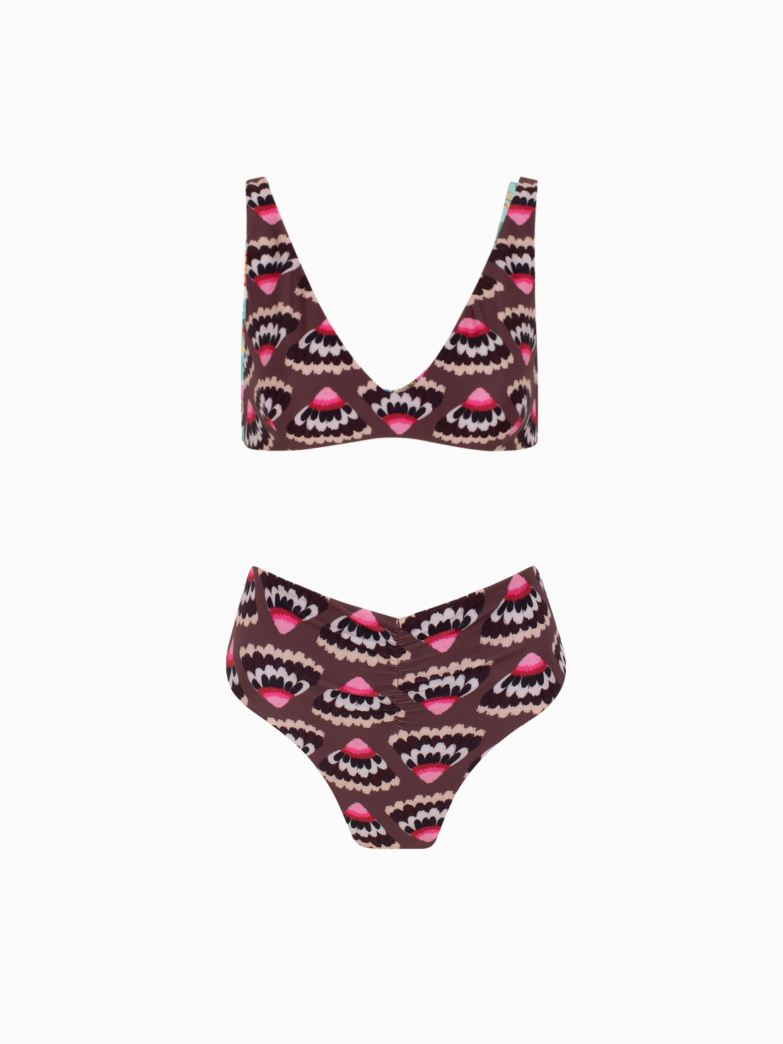 BIKINI HIGH TRIANGLE CACAO