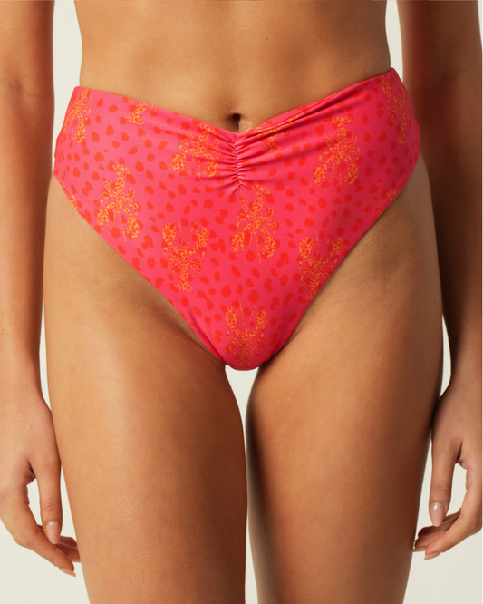 Bottom Cintura Média com Franzido Jambiani