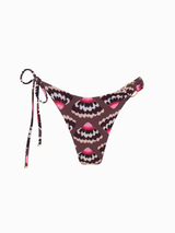 BRAGUITA BRASILEÑA CON ARO Y LAZADA CACAO