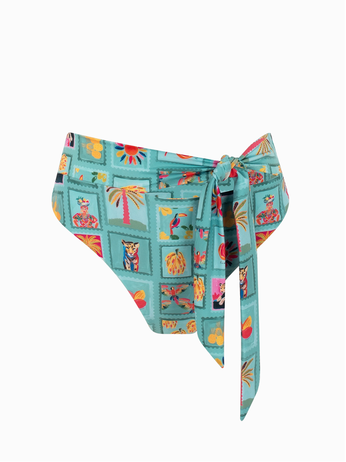 BOTTOM CINTA SUBIDA COM CORTE E LAÇO GUADUA