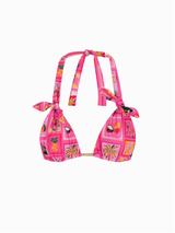 TOP TRIÂNGULO COM LAÇO PALOMINO