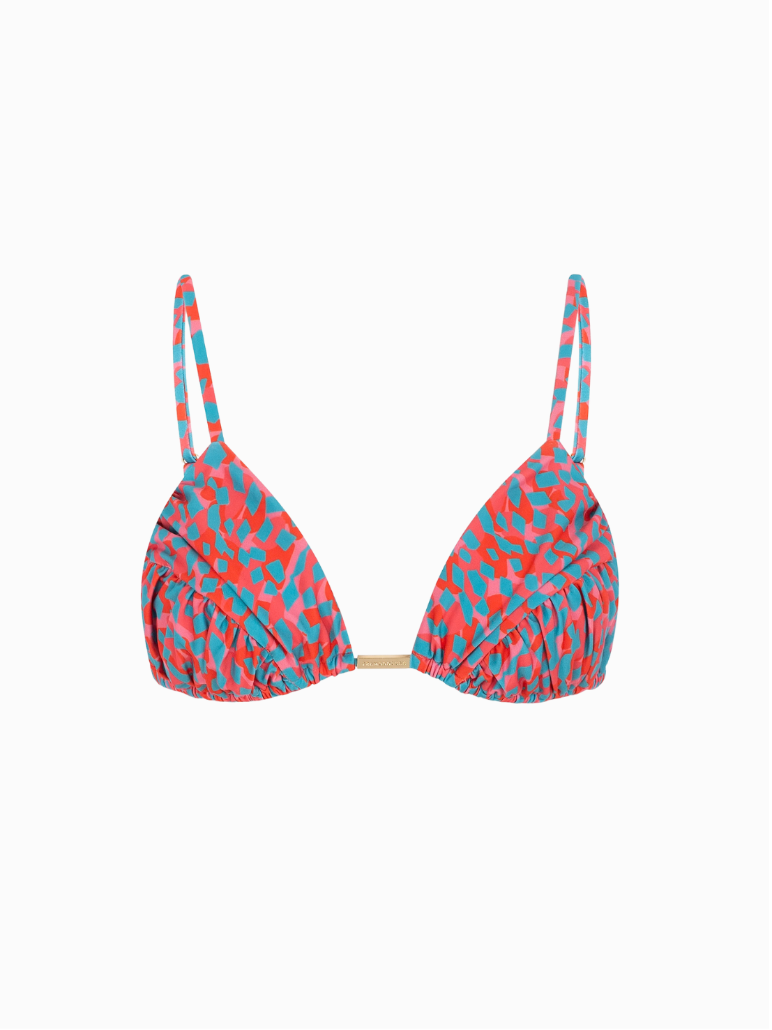 TOP TRIÂNGULO COM DRAPEADO ALMEJA