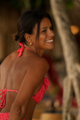 Top de Bikini Triángulo Con Lazo Buah