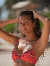 TOP WITH UNDERWIRE AND GATHERING UCHUVA